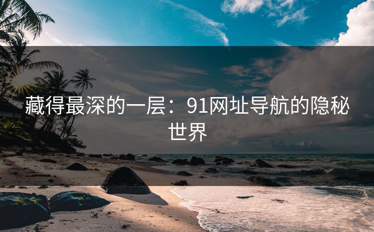 藏得最深的一层：91网址导航的隐秘世界